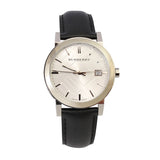 Burberry The City White Dial Black Leather Strap Watch for Men - BU9008 Authentic Buy Shop Now