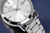 Burberry The City Silver Dial Silver Steel Strap Watch for Women - BU9000 Authentic Buy Shop Now