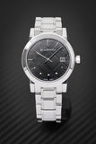 Burberry The City Black Dial Silver Steel Strap Watch for Women - BU9101 Authentic Buy Shop Now