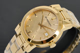 Burberry The City Gold Dial Gold Steel Strap Watch for Women - BU9134 Authentic Buy Shop Now