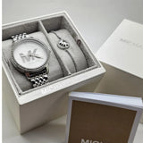 Michael Kors Melissa Quartz Silver Dial Silver Steel Strap Watch for Women - MK4370 Authentic Buy Shop Now