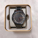 Armani Exchange Hampton Chronograph Black Dial Black Steel Strap Watch For Men - AX2189 Authentic Buy Shop Now