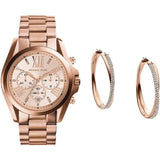 Michael Kors Bradshaw Rose Gold Dial Rose Gold Steel Strap Watch for Women - MK5503 Authentic Buy Shop Now
