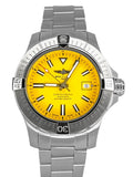 Breitling Avenger Automatic 45mm Seawolf Yellow Dial Silver Steel Strap Strap Watch for Men - A17319101/1A1 Authentic Buy Shop Now