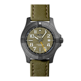 Breitling Avenger Automatic GMT 45 Night Mission Green Dial Green Nylon Strap Watch for Men - V323952A1L1X1 Authentic Buy Shop Now