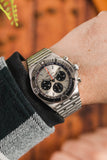 Breitling Chronomat B01 42mm Silver Dial Silver Steel Strap Watch for Men - AB0134101G1A1 Authentic Buy Shop Now
