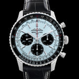Breitling Navitimer B01 Chronograph 43 Blue Dial Black Leather Strap Watch for Men - AB0138241C1P1 Authentic Buy Shop Now