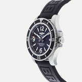 Breitling Superocean II 44mm Black Dial Black Rubber Strap Watch for Men - A17367D71B1S2 Authentic Buy Shop Now