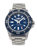 Breitling Superocean 44mm Special Blue Dial Silver Steel Strap Watch for Men - Y17393161C1A1 Authentic Buy Shop Now