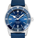 Breitling Superocean Heritage B20 Automatic 46 Blue Dial Blue Mesh Bracelet Watch for Men - AB2020161C1S1 Authentic Buy Shop Now