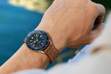 Breitling Superocean Heritage '57 Special Edition II Blue Dial Silver Mesh Bracelet Watch for Men - A103702A1C1A1 Authentic Buy Shop Now