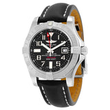 Breitling Avenger II Seawolf Stainless Steel 45mm Volcano Black Leather Strap Mens Watch - A1733110/BC31/436X Authentic Buy Shop Now