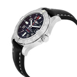 Breitling Avenger II Seawolf Stainless Steel 45mm Volcano Black Leather Strap Mens Watch - A1733110/BC31/436X Authentic Buy Shop Now