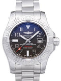 Breitling Avenger II Seawolf 45mm Grey Dial Silver Steel Strap Mens Watch - A1733110/F563 Authentic Buy Shop Now