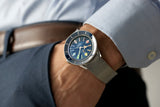 Breitling Superocean Heritage '57 Special Edition II Blue Dial Silver Mesh Bracelet Watch for Men - A103702A1C1A1 Authentic Buy Shop Now