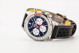 Breitling Top Time B01 Deus Black Dial Black Leather Strap Watch for Men - AB01765A1B1X1 Authentic Buy Shop Now