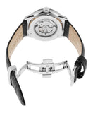 Bulova BVA Classic Automatic Silver Dial Black Leather Strap Watch for Men - 96A135 Authentic Buy Shop Now
