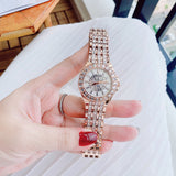 Bulova Phantom White Dial with Swarovski Baguettes Rose Gold Steel Strap Watch for Women - 98L268 Authentic Buy Shop Now