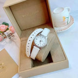 Burberry Utilitarian White Dial White Leather Strap Watch for Women - BU7846 Authentic Buy Shop Now