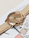 Burberry The City Beige Dial Brown Leather Strap Watch for Women - BU9014 Authentic Buy Shop Now