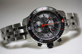 Tissot PRS 200 Chronograph Grey Dial Silver Steel Strap Watch For Men - T067.417.21.051.00 Authentic Buy Shop Now