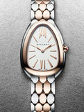 Bvlgari Serpenti Seduttori White Dial Two Tone Steel Strap Watch for Women - SERPENTI103277 Authentic Buy Shop Now