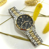 Emporio Armani Paolo Chronograph Grey Dial Two Tone Steel Strap Watch For Men - AR11527 Authentic Buy Shop Now