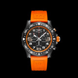 Breitling Endurance Pro Black Dial Orange Rubber Strap Watch for Men - X82310A51B1S1 Authentic Buy Shop Now