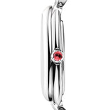 Bvlgari Serpenti Seduttori Diamonds Black Dial Silver Steel Strap Watch for Women - SERPENTI103449 Authentic Buy Shop Now