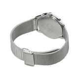Calvin Klein Minimal Black Dial Silver Mesh Bracelet Watch for Women - K3M52151 Authentic Buy Shop Now