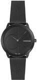 Calvin Klein Minimal Black Dial Black Mesh Bracelet Watch for Women - K3M524B1 Authentic Buy Shop Now