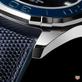 Tag Heuer Aquaracer Quartz Diamonds Blue Dial Blue Nylon Strap Watch for Women - WAY131N.FT6091 Authentic Buy Shop Now
