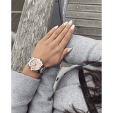 Burberry The City Pink Dial Silver Steel Strap Watch for Women - BU9124 Authentic Buy Shop Now