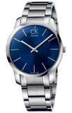 Calvin Klein City Blue Dial Silver Steel Strap Watch for Men - K2G2114N Authentic Buy Shop Now