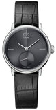 Calvin Klein Accent Black Dial Black Leather Strap Watch for Women - K2Y231C3 Authentic Buy Shop Now