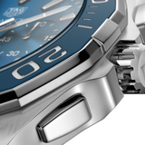 Tag Heuer Aquaracer Blue Dial SIlver Steel Strap Watch for Men - CAY111B.BA0927 Authentic Buy Shop Now