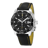 Tag Heuer Aquaracer Automatic Chronograph Black Dial Black Nylon Strap Watch for Men - CAY211A.FC6361 Authentic Buy Shop Now