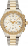 Tag Heuer Aquaracer Caliber 16 Automatic White Dial Two Tone Steel Strap Watch for Men - CAY2121.BB0923 Authentic Buy Shop Now