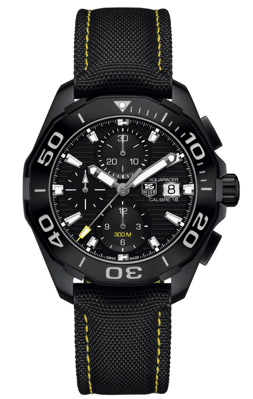 Tag Heuer Aquaracer PVD Black Dial Watch for Men - CAY218A.FC6361 Authentic Buy Shop Now