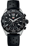 Tag Heuer Formula 1 Black Dial Black Leather Strap Watch for Men - CAZ1010.FT8024 Authentic Buy Shop Now