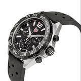 Tag Heuer Formula 1 Black Dial Black Leather Strap Watch for Men - CAZ1010.FT8024 Authentic Buy Shop Now