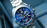 Tag Heuer Formula 1 Chronograph Blue Dial Silver Steel Strap Watch for Men - CAZ1014.BA0842 Authentic Buy Shop Now