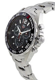 Tag Heuer Senna Chronograph Special Edition Black Dial Silver Steel Strap Watch for Men - CAZ1015.BA0883 Authentic Buy Shop Now