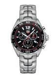 Tag Heuer Senna Chronograph Special Edition Black Dial Silver Steel Strap Watch for Men - CAZ1015.BA0883 Authentic Buy Shop Now