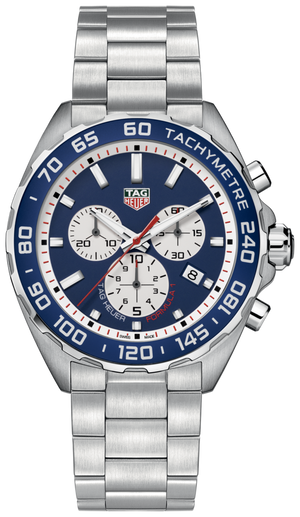 Tag Heuer Formula 1 Blue Dial Silver Steel Strap Watch for Men - CAZ1018BA0842 Authentic Buy Shop Now