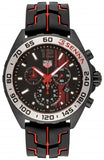 Tag Heuer Formula 1 Ayrton Senna Limited Edition Black Dial Two Tone Rubber Strap Watch for Men - CAZ1019.FT8027 Authentic Buy Shop Now