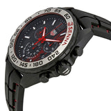 Tag Heuer Formula 1 Ayrton Senna Limited Edition Black Dial Two Tone Rubber Strap Watch for Men - CAZ1019.FT8027 Authentic Buy Shop Now