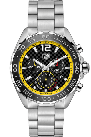 Tag Heuer Formula 1 Chronograph Black Dial Silver Steel Strap Watch for Men- CAZ101AC.BA0842 Authentic Buy Shop Now