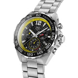 Tag Heuer Formula 1 Chronograph Black Dial Silver Steel Strap Watch for Men- CAZ101AC.BA0842 Authentic Buy Shop Now