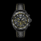 Tag Heuer Formula 1 Chronograph Senna Black Dial Black Leather Strap Watch for Men - CAZ101AJ.FC6487 Authentic Buy Shop Now